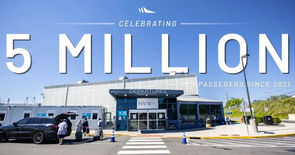 New passenger milestone for fast growing Tweed New Haven Airport